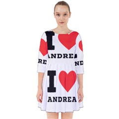 I Love Andrea Smock Dress by ilovewhateva