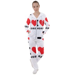 I Love Andrea Women s Tracksuit by ilovewhateva