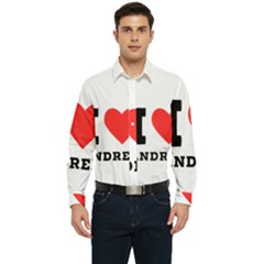 I Love Andrea Men s Long Sleeve  Shirt by ilovewhateva