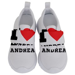 I Love Andrea Kids  Velcro No Lace Shoes by ilovewhateva