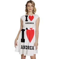 I Love Andrea Cap Sleeve High Waist Dress by ilovewhateva