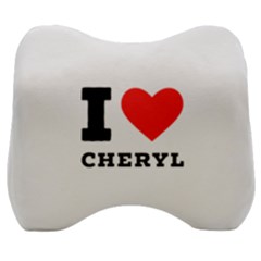 I Love Cheryl Velour Head Support Cushion by ilovewhateva