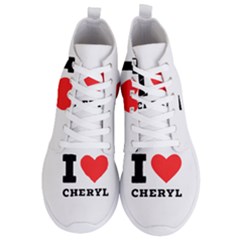 I Love Cheryl Men s Lightweight High Top Sneakers by ilovewhateva