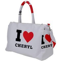 I Love Cheryl Duffel Travel Bag by ilovewhateva