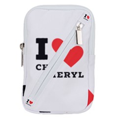 I Love Cheryl Belt Pouch Bag (large) by ilovewhateva