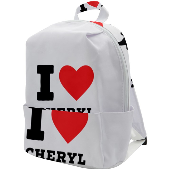 I love cheryl Zip Up Backpack