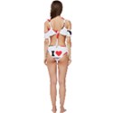 I love cheryl Ruffle Edge Tie Up Bikini Set	 View4