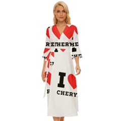 I Love Cheryl Midsummer Wrap Dress by ilovewhateva