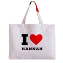 i love hannah Zipper Mini Tote Bag View1