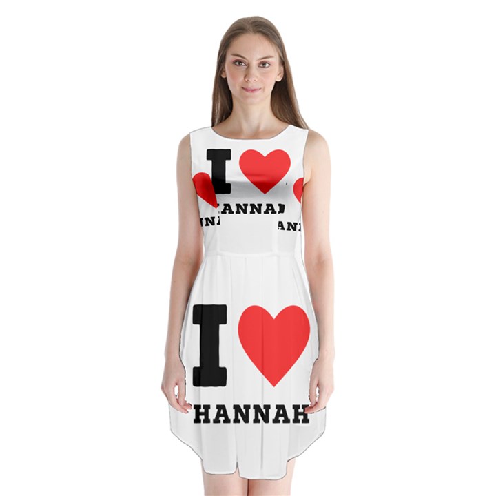 i love hannah Sleeveless Chiffon Dress  