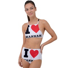 I Love Hannah High Waist Tankini Set by ilovewhateva