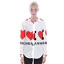 i love hannah Womens Long Sleeve Shirt View1