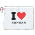 i love hannah Canvas Cosmetic Bag (XXL) View1