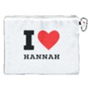 i love hannah Canvas Cosmetic Bag (XXL) View2