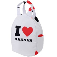 I Love Hannah Travel Backpacks by ilovewhateva