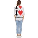 i love hannah Women s Quarter Sleeve Pocket Shirt View4