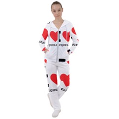 I Love Jacqueline Women s Tracksuit by ilovewhateva