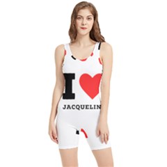 I Love Jacqueline Women s Wrestling Singlet by ilovewhateva