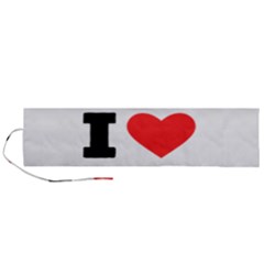 I Love Jacqueline Roll Up Canvas Pencil Holder (l) by ilovewhateva