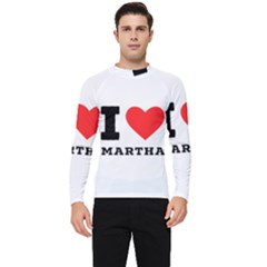 I Love Martha Men s Long Sleeve Rash Guard by ilovewhateva