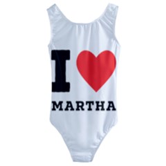 I Love Martha Kids  Cut-out Back One Piece Swimsuit by ilovewhateva