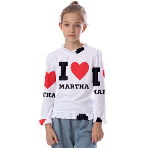 I Love Martha Kids  Frill Detail Tee by ilovewhateva