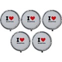 I love martha Mini Round Pill Box (Pack of 5) View1