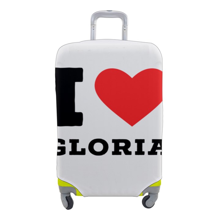 I love Gloria  Luggage Cover (Small)