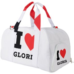 I Love Gloria  Burner Gym Duffel Bag by ilovewhateva