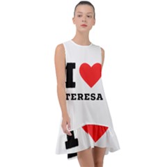 I Love Teresa Frill Swing Dress by ilovewhateva