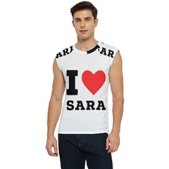 I Love Sara Men s Raglan Cap Sleeve Tee by ilovewhateva