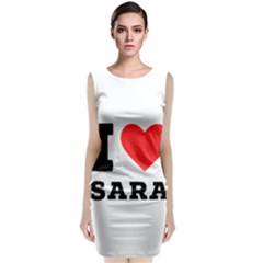 I Love Sara Classic Sleeveless Midi Dress by ilovewhateva