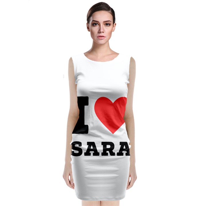 I love sara Classic Sleeveless Midi Dress