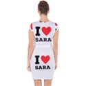 I love sara Capsleeve Drawstring Dress  View2