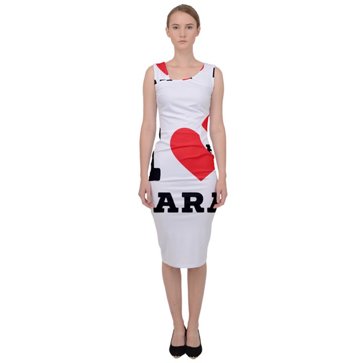 I love sara Sleeveless Pencil Dress