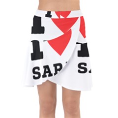 I Love Sara Wrap Front Skirt by ilovewhateva