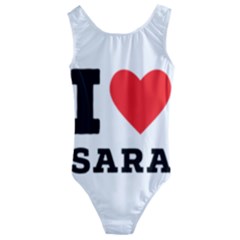 I Love Sara Kids  Cut-out Back One Piece Swimsuit by ilovewhateva