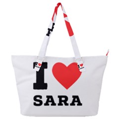 I Love Sara Full Print Shoulder Bag by ilovewhateva