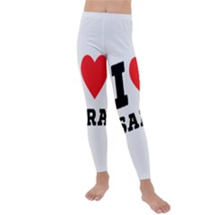 I Love Sara Kids  Lightweight Velour Leggings by ilovewhateva