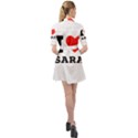 I love sara Belted Shirt Dress View2