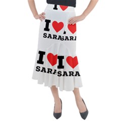 I Love Sara Midi Mermaid Skirt by ilovewhateva