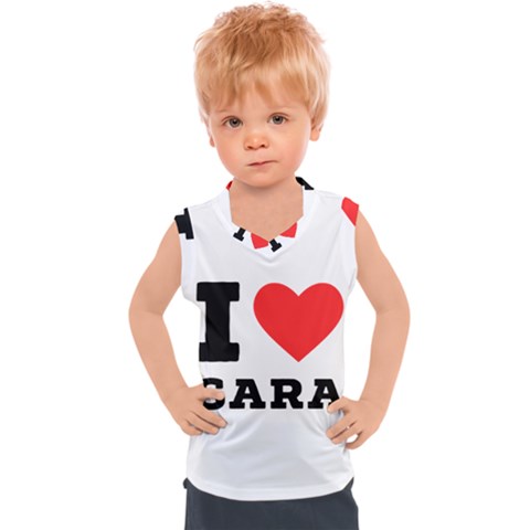 I Love Sara Kids  Sport Tank Top by ilovewhateva