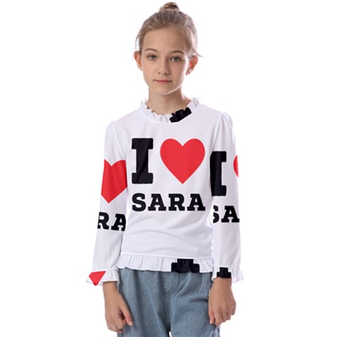 I Love Sara Kids  Frill Detail Tee by ilovewhateva