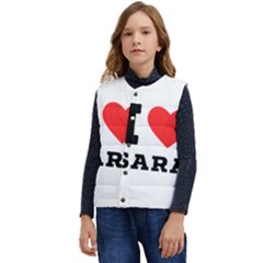 I Love Sara Kid s Short Button Up Puffer Vest	 by ilovewhateva