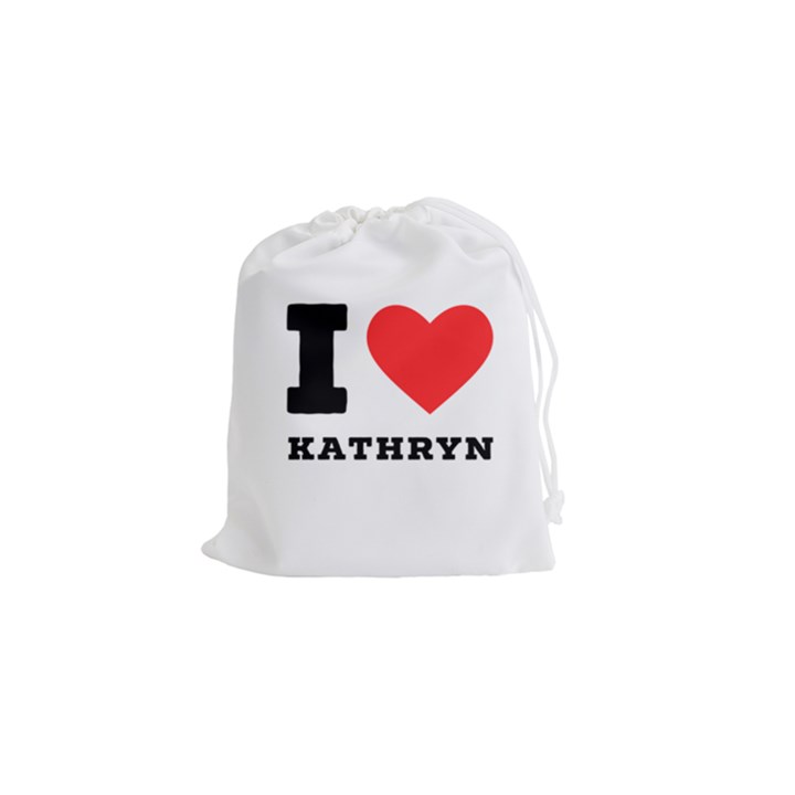 I love kathryn Drawstring Pouch (Small)