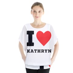 I love kathryn Batwing Chiffon Blouse