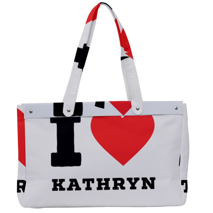 I love kathryn Canvas Work Bag