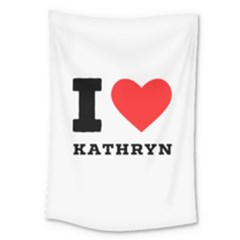 I Love Kathryn Large Tapestry by ilovewhateva