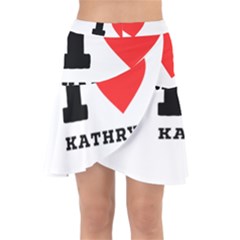 I Love Kathryn Wrap Front Skirt by ilovewhateva