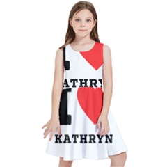 I Love Kathryn Kids  Skater Dress by ilovewhateva